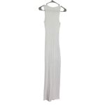 SKIMS  White Soft Ribbed Maxi Dress Photo 4