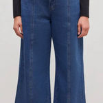 Cider NWT  Denim Mid Rise Pocket Wide Leg Jeans size XL Photo 0