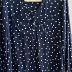 Marquis Navy Blue and White Polka Dot High Photo 3