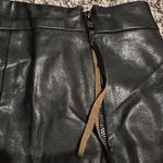Pleather Western Embroidered Leather Style Mini Skirt Photo 4