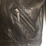 Michael Kors LEATHER MOTO JACKET XS BLACK Photo 5
