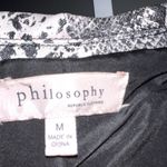 Philosophy  Faux Leather Snakeskin Moto Jacket Crop Edgy Layers Womens Medium Photo 2