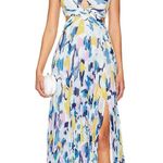 ASTR Aquata Dress in Aqua Blue Multi
 the Label/ Revolve Size Medium Photo 0