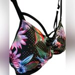 Next Botanix Soft Cup Sport Womens Bikini Top Multicolor NWT Black Size undefined Photo 2