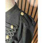 Gap  Black Military Style Jacket with Gold Accents size large Michael Jackson Photo 2