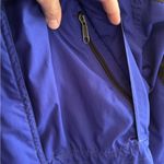 The North Face Blue and Black Hooded Windbreaker Jacket Women's Size Medium Photo 2