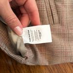 Frank And Oak size 8 plaid trouser pant straight ankle crop Photo 6