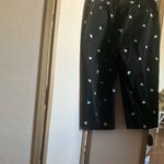 Classic Elements Black  Pants with Colorful Embroidered butterflies 12 Photo 1