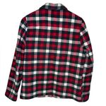 Woolrich  Women’s Sz Small Wool Blend Plaid Shacket Jacket in Ruby Multi Red Photo 6