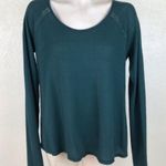 Lucky Brand  Sea Moss Lace Mixed Thermal Top $68 EUC M Photo 3