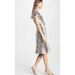 Joie EUC  V-neck Bethwyn C Python Snake Print Wrap Dress Sz XXS $348 in Porcelain Photo 4