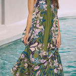 Anthropologie  The Malika Printed Maxi Dress Cover Up Photo 0