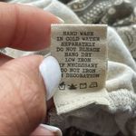 BKE  | Printed Sequin Color Open Back Button Down Blouse Sz L Photo 7