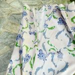 Prabal Gurung  Brushstroke Floral Twist Midi Dress Photo 6