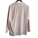 Preview Collection Silk Top Women M Pink Button‎ Up Classic Fairy Soft Girl Luxe Size M Photo 2