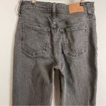Madewell Jeans The Perfect Vintage Jean Size 25 Women Faded Black Gray Textured Photo 4