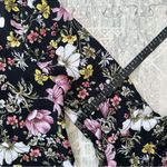 Catherine Malandrino Floral Long Sleeve Flouncy Flare Career Blouse Top Sz S Photo 9