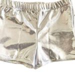 Pizazz Silver Metallic Cheer Dance Pants Briefs Trunks Bloomers Shorts Size M Size M Photo 9