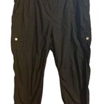 Calvin Klein Women's XXL Black Performance Cargo Jogger Track Pants Athleisure Photo 0