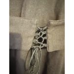 Pretty Little Thing Black Corset Detail Jumper Dress By  Size 10 Long Sleeve Crew N Photo 2