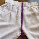 Tahari  100% Linen European Flax Wide Leg Pull On Pants with Pockets Photo 7