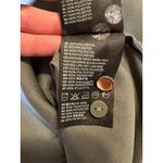 H&M HM Dress Women’s Size Small Sage Green Short V Neck Elastic Waist Silky Feel Photo 9