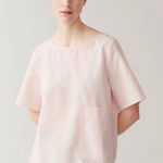 COS A-Line Cotton Linen T-Shirt Pink Minimalist Normcore Quiet Luxury Medium Photo 0