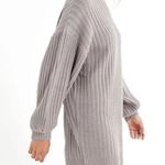 Urban Outfitters UO Jill Turtleneck Sweater Mini Dress Grey Women’s Large Photo 3