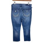 Rock & Republic  Kendall Medium Wash Angel Wing Embroidery Cropped Jeans Size 12 Photo 1