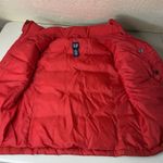 Gap VTG Puffer Vest Womens M Red Goose Down Sleeveless Full Zip Gorpcore Y2k Photo 3