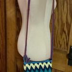 Vtg 90s Handmade Woven Purse Photo 6