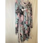 Nike  Hyper Femme Floral Print Dress - Womens Size M - White and Blue Photo 2
