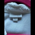 Stylish White Long Sleeve Dress Shirt/Beach Cover Photo 6