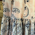 Trixxi  Pale Pink And Blue Puff Print Dress Size‎ 9 Photo 7