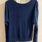 Maeve ‎ Anthropologie top navy blue long sleeve slouchy Medium Photo 0