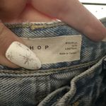 Topshop Editor Distressed Denim Light Wash Jeans Ankle Size 32 Photo 5