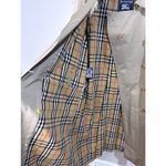 Burberry  Women's Vintage Long Trench Coat Detachable Wool Liner Size 38 (M) Photo 8