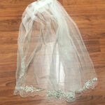 David's Bridal COPY - David’s Bridal Ivory Scalloped Edge Veil Photo 9