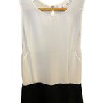 Aritzia  Wilfred Women XS Peplum Plunge Open Back Sleeveless Top in White & Black Photo 0
