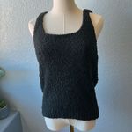 SKIMS  Women's Cozy Knit Fuzzy Tank Top Sleeveless Black,Size Large, NWOT Photo 2