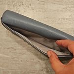 Furla 💕💕 Pebbled Leather Continental Long Wallet ~ Blue Photo 2