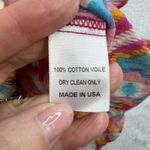 Anthropologie Free People Tricia Fix M Medium Tunic Top Ikat Print Short Sleeve Boho Fairy Photo 6