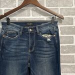 Judy Blue Dark Blue Distressed Straight Leg Jeans Womens Size 7/28 NWOT Photo 2