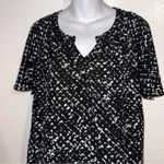 Apt. 9  women’s Black & White business Casual Top size Small Photo 6