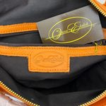NWT Onna Ehrlich Pebbled Leather Satchel Bag Orange | Shoulder Tote Handbag Photo 5