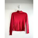 Covington  Sweater Womens Size Small Red 100% Cashmere Turtleneck Long Sleeve Photo 1