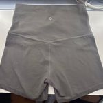 Glowmode Gray Crossover Waist Athletic Shorts Photo 1