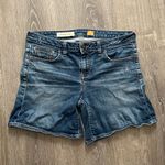 Pilcro and the Letterpress  Roll Cuff Denim Jean Shorts Women’s Size 29 Stretch Photo 2
