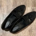 Black Tassel Loafers Size 10 Photo 3