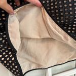 J.Crew Black & Nude Triple Eyelet Crochet Mesh Shift Dress Size Medium M Photo 6